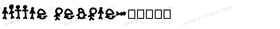 little people字体转换